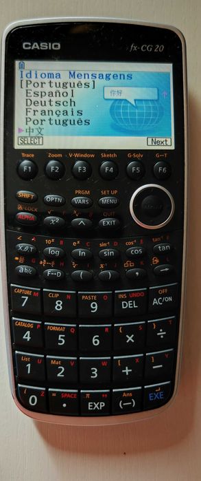 Calculadora gráfica Casio fx-CG20 – ecrã a cores, excelente estado