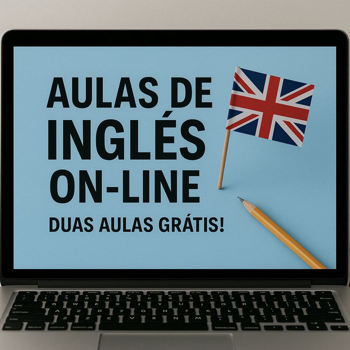 Aulas de Inglês online para melhorar a conversação!Duas aulas grátis!