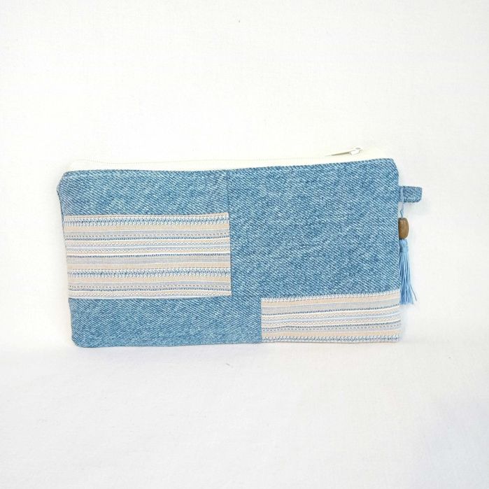 Mała kosmetyczka, etui rękodzieło handmade patchwork