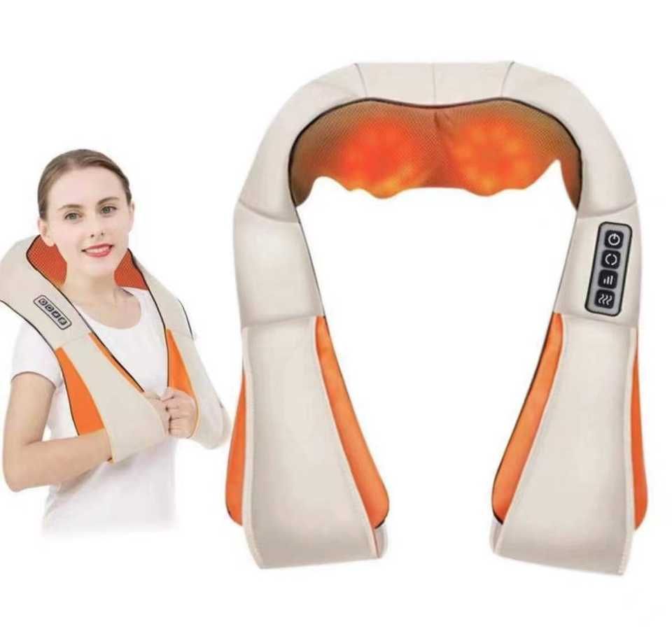 Роликовый массажер для спины и шеи Massager of Neck Kneading NK-011: ...