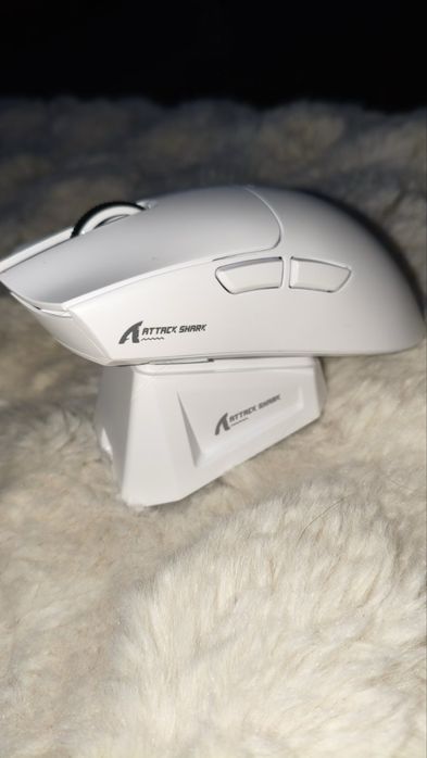 Геймерська миша Attack Shark X11 - тримодова  біла