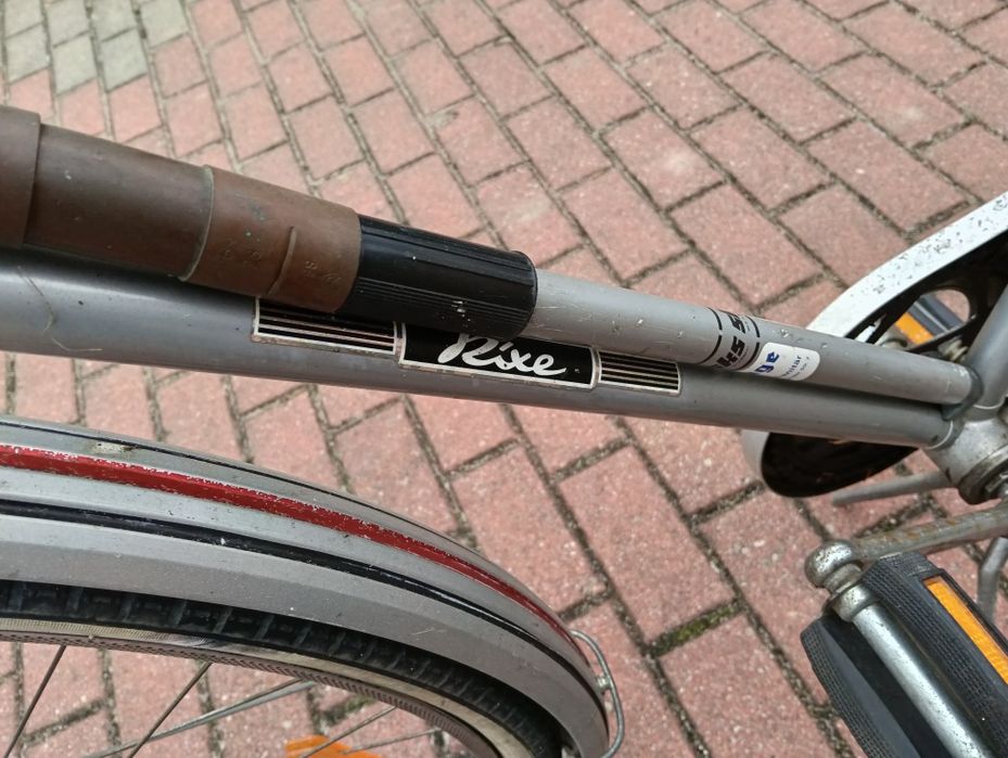 Rower przywieziony z Niemiec do naprawy,