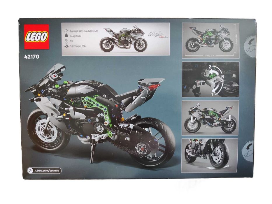 NOWY zestaw LEGO TECHNIC 42170 Motocykl Kawasaki Ninja H2R