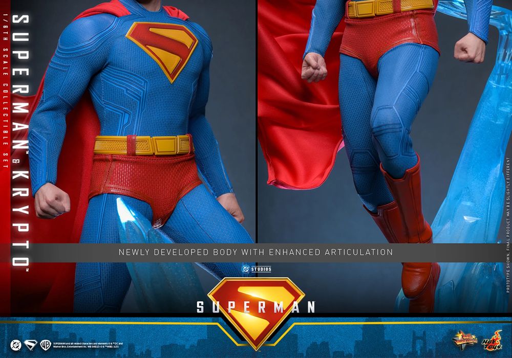 Фігурка 1/6 Hot Toys MMS 812 Superman 2025: Superman & Krypto