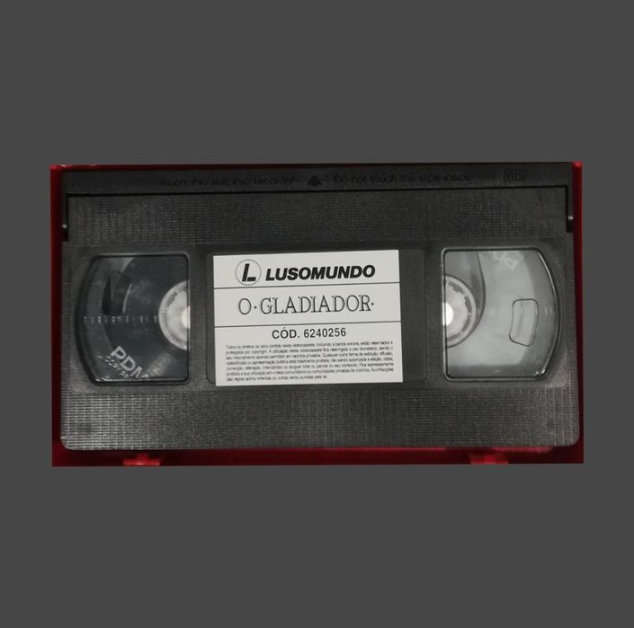Filme "O Gladiador", em formato VHS original, 1987