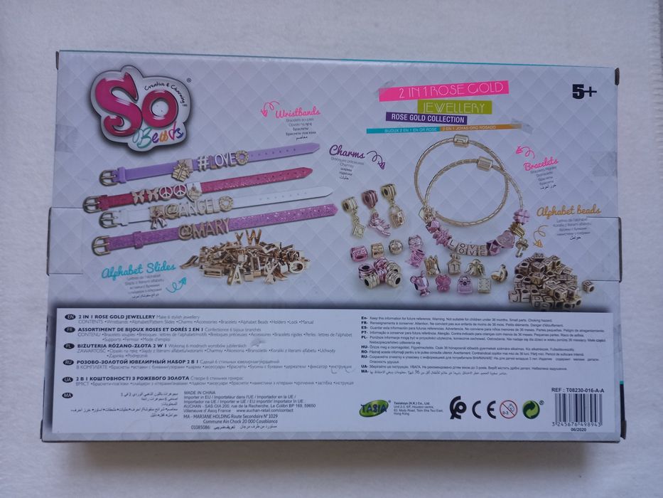 Zestaw DIY do robienia bransoletek, biżuterii SO Beads