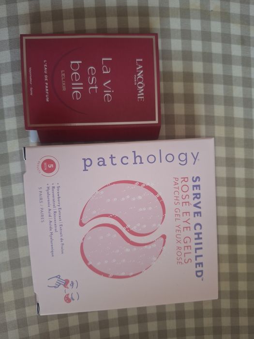 Płatki pod oczy patchology nowe 5 par + gratis lancome