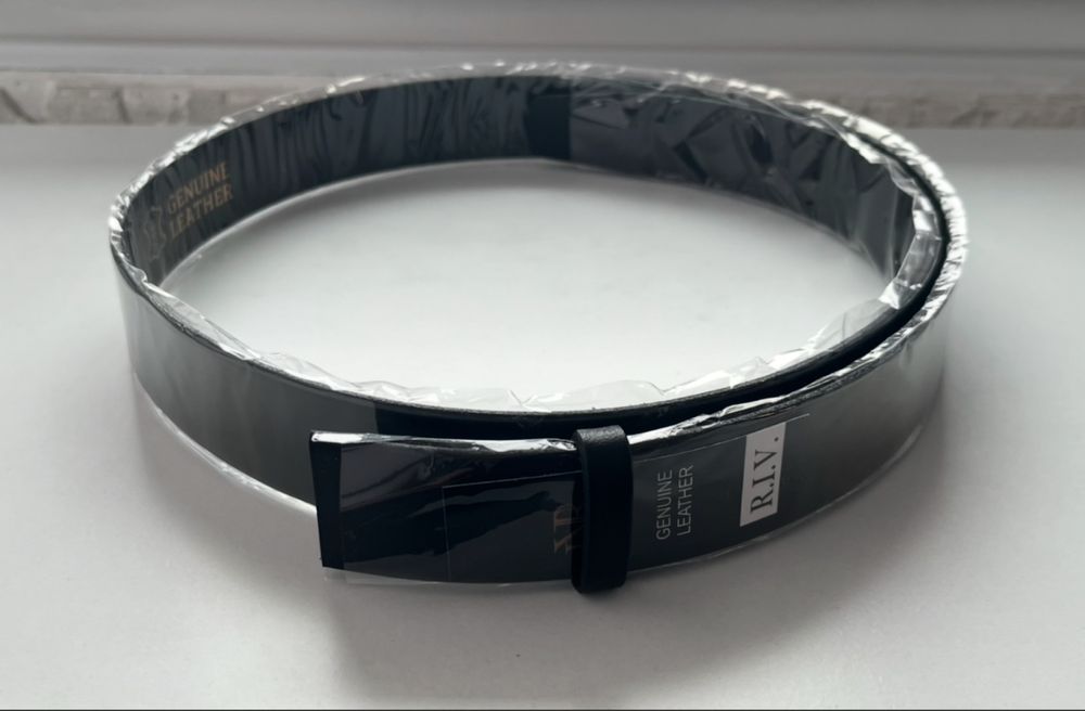 Кожаный ремень автомат без пряжки / ремінь шкіряний автомат без пряжки