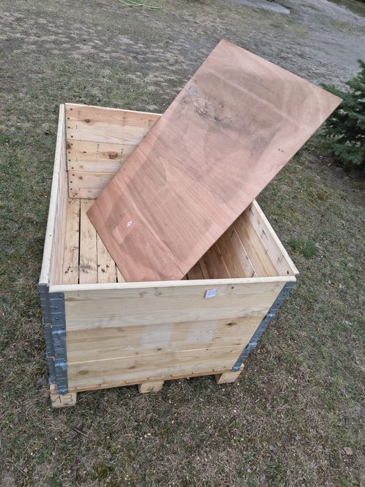 Skrzyniopaleta drewniana