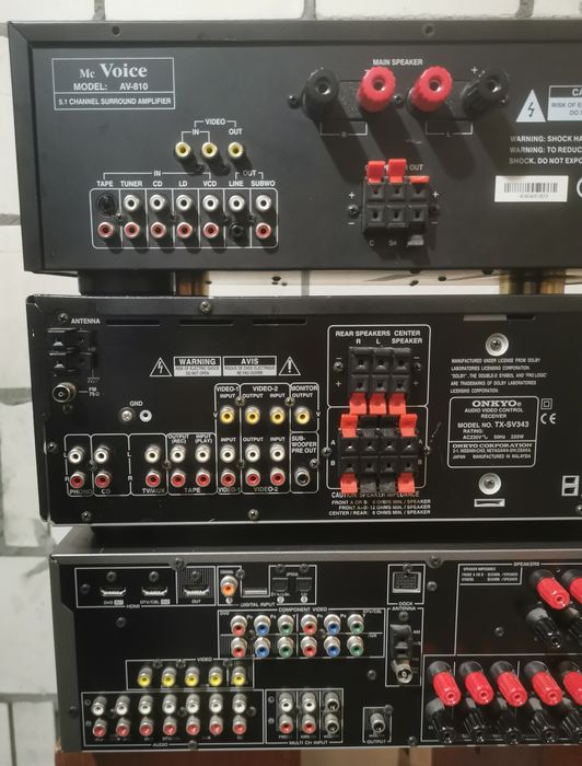 Zestaw stereo amplituner Yamaha Onkyo