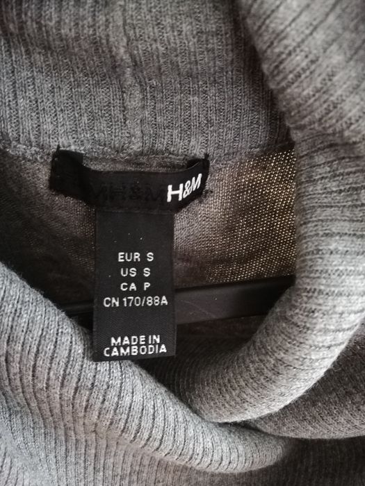 Pulower sweter szary H&M r. M