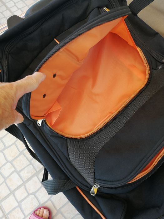 Mala de viagem em sarja forte