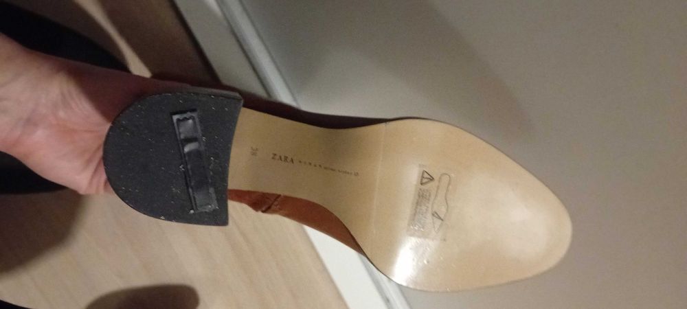 Kozaki skurzane ZARA nowe