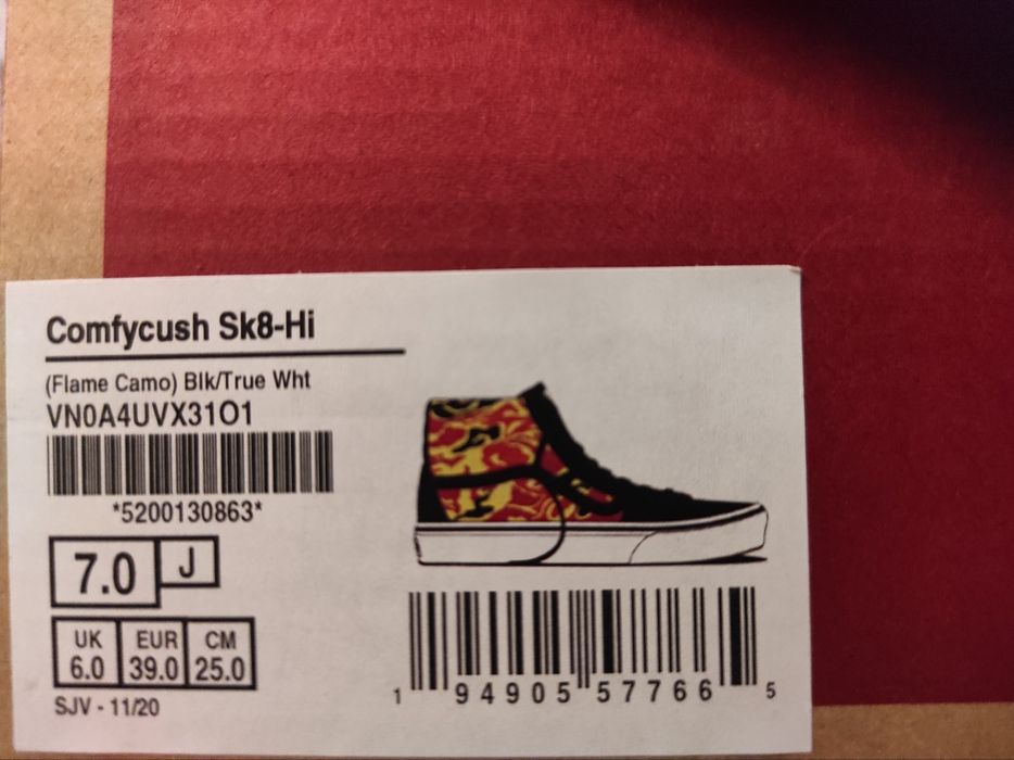 Trampki Vans Sk8-Hi (Flame Camo) rozm. 39