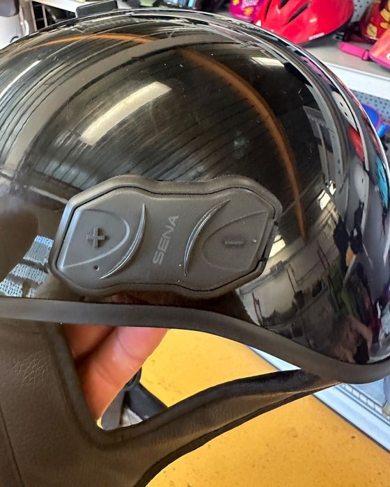 Мотошолом полулицевик Sena Cavalry Bluetooth Half Helmet (Розмір XL, Новий)