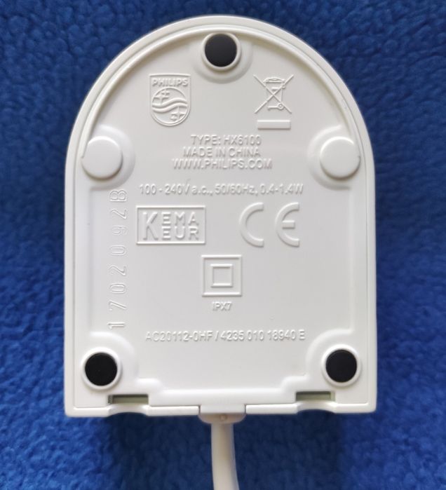 Ładowarka do szczoteczki sonicznej Philips HX6100