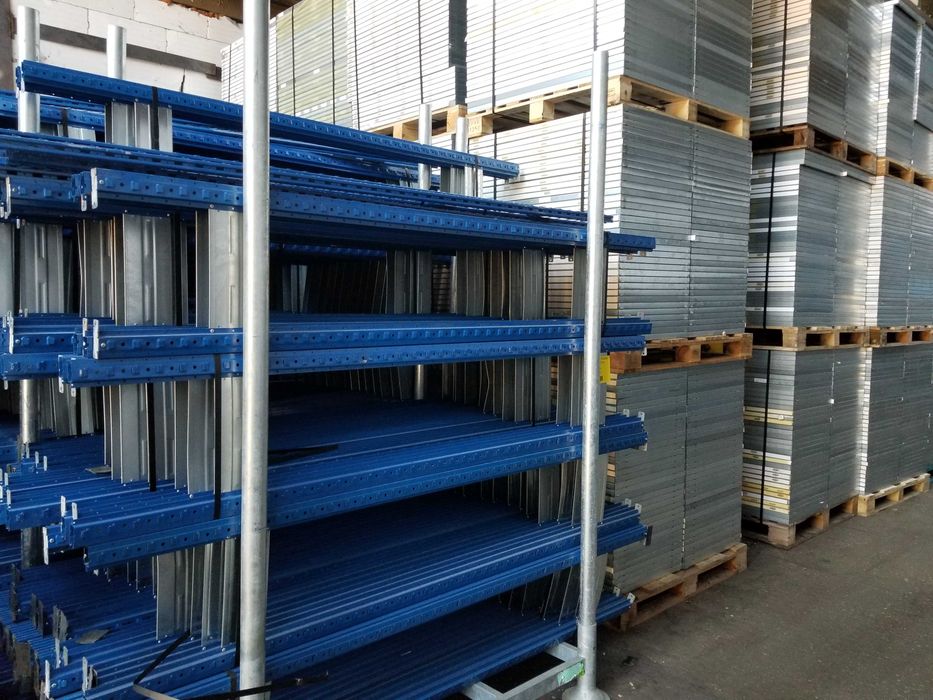 REGAŁ Magazynowy Metalowy Półka Garaż Warsztat Piwnica 40x220x312/18p