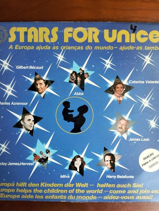 LP Vinyl Record Stars for UNICEF