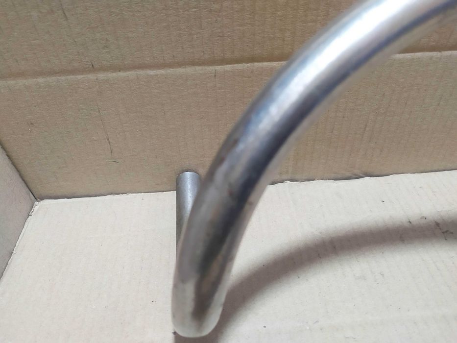 Руль фикс, трэковый винтажный, глубокий стальной