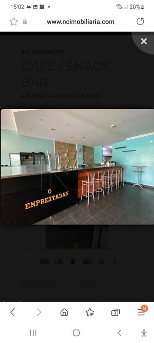 Cafe snack bar   aguada de cima