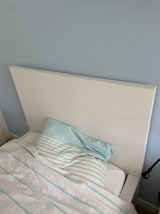 Cama de solteiro MALM IKEA branca 90 x 190 cm + colchao