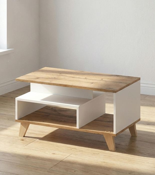 Stolik Kawowy Ława do Salonu Skandynawska Nowy Mebel do Pokoju Loft