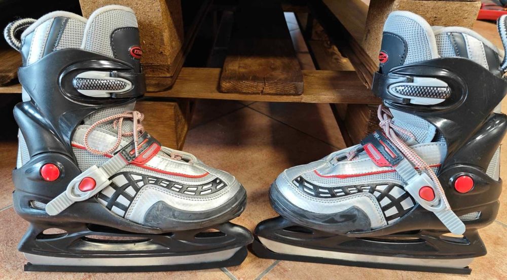 Jak nowe łyżwy hokejowe Action, regulowane rozmiar 34-37