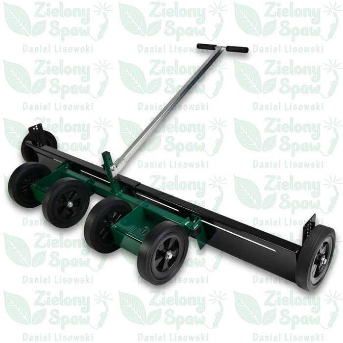 Niwelator rozsuwany 112-182 cm | Malowany proszkowo | Łata do równania terenu klasy Premium | Zielony Spaw