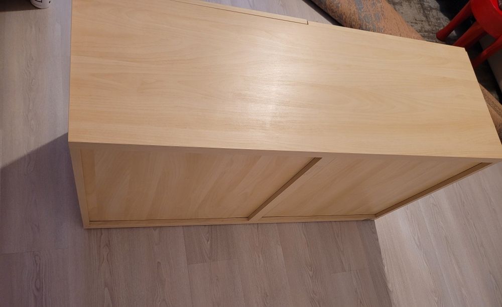 2x Estrutura de movel Ikea Besta cor pinho