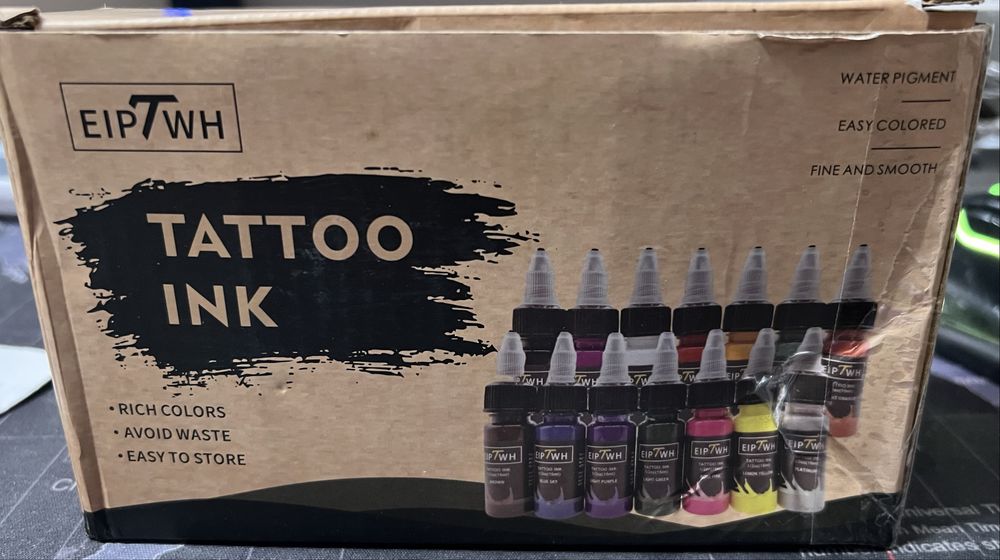 Tusze do tatuażu 12x15ml EIPTWH