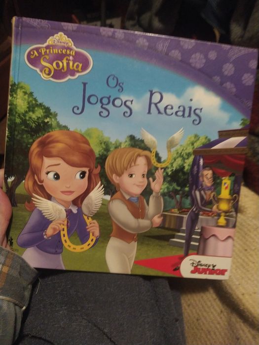 Princesa Sofia livro Disney os jogos reais