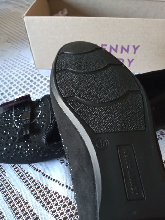 Baleriny czarne 40