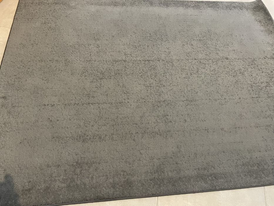 Carpete/tapete cinzento pelo curto