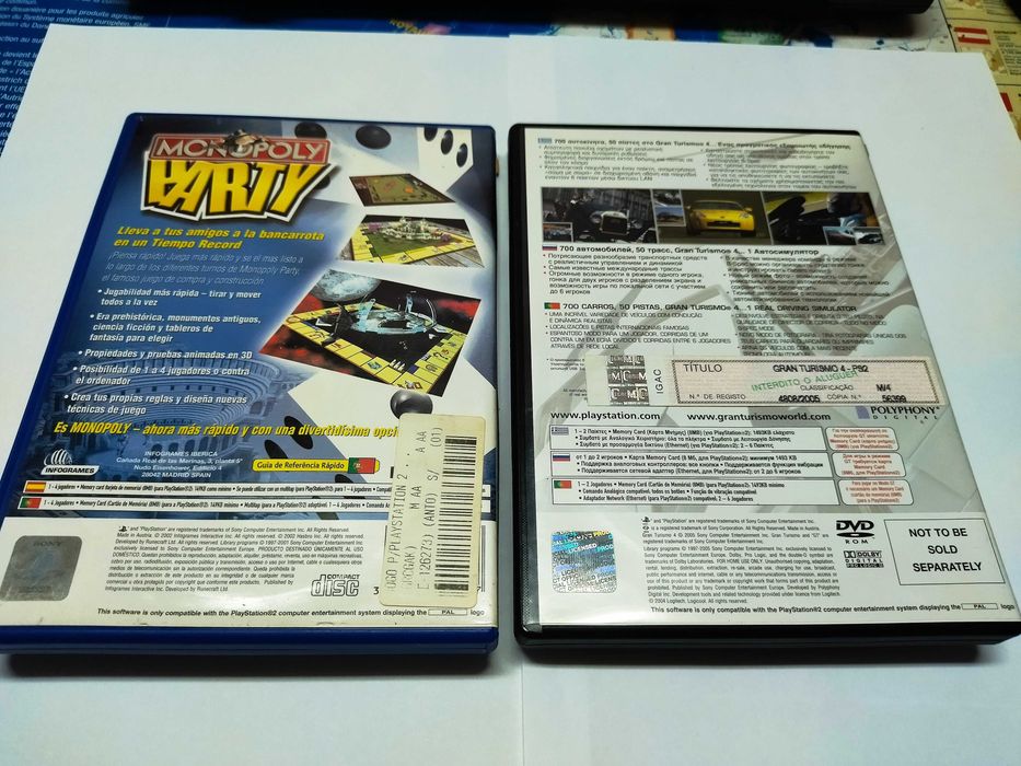 Jogo Playstation 2 - Monopoly Party