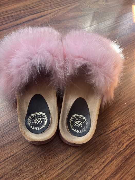 Futrzane klapki jenot 39
