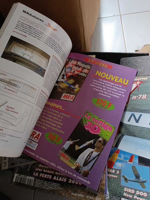 6 Revistas da MRA Le Modele Rèduit d´Avion