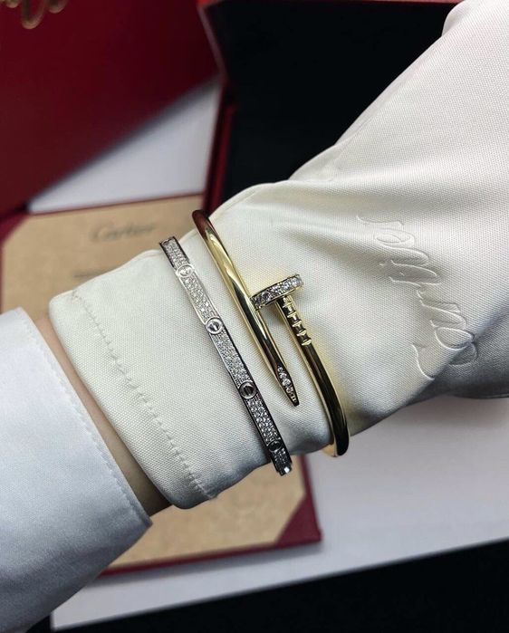 Золотой браслет Cartier Love small бриллианты 1.1 карат. 5500$