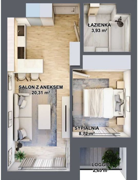 2к квартира у центрі Вроцлава Польща від власника | Інвестиція преміум