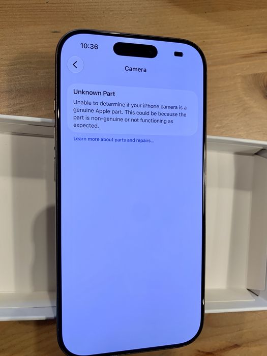 Iphone 16 Pro • para peças ou reparação • Oportunidade