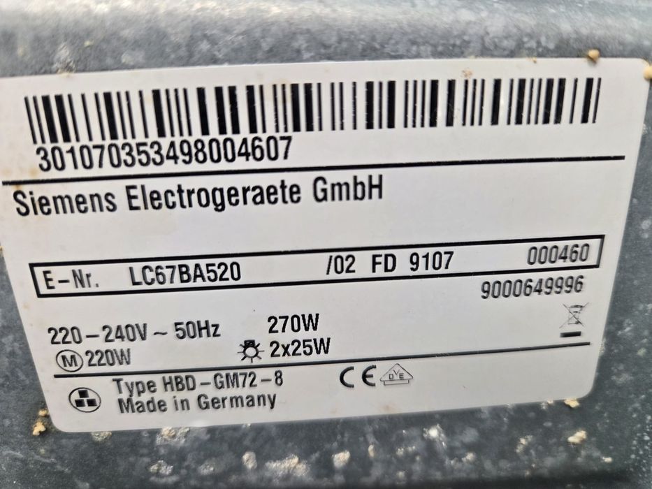 Okap Siemens LC 67BA520