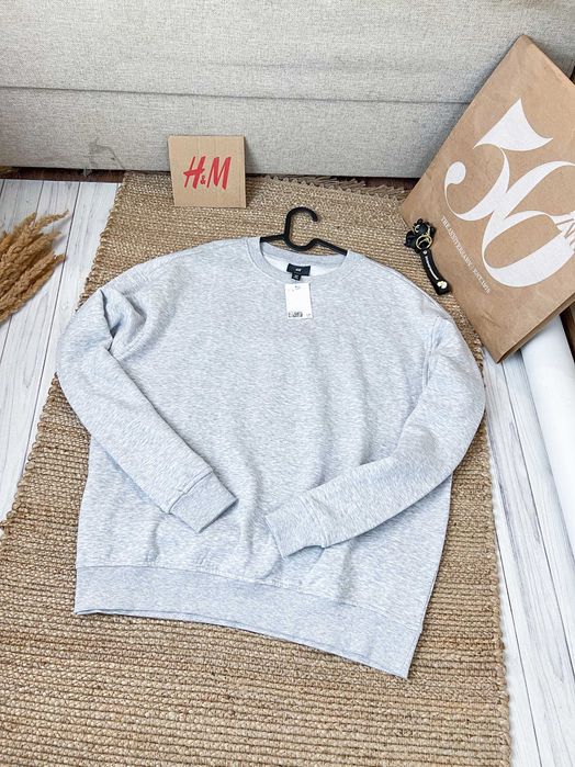 Чоловічий світшот на флісі вільного крою H&M - Святкові знижки