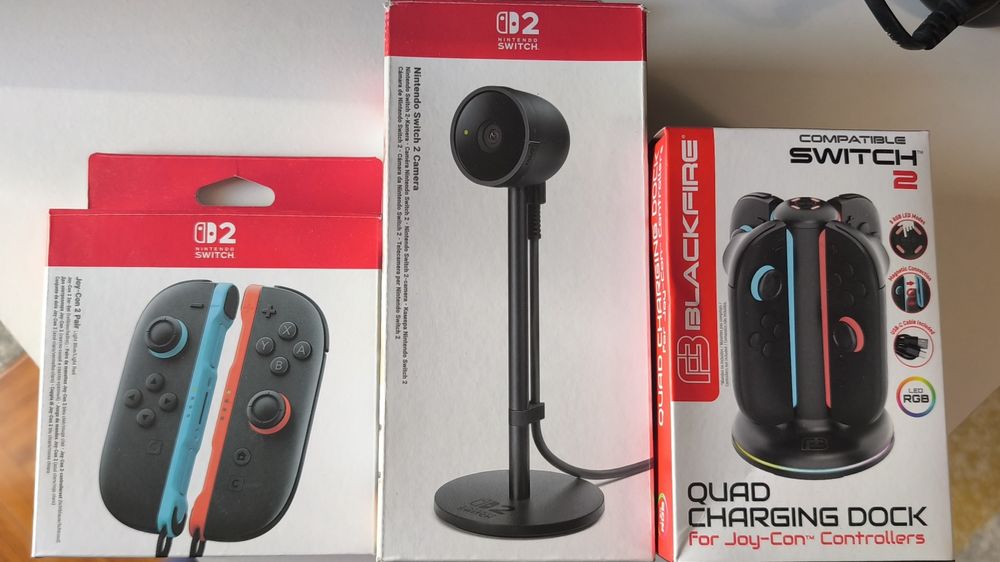 Joycon Nintendo Switch 2 + Camera + Carregador