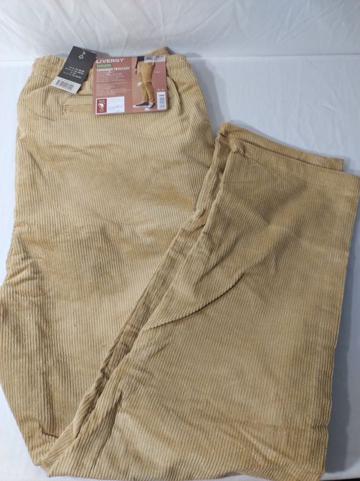 Spodnie sztruksowe męskie XL 56/58