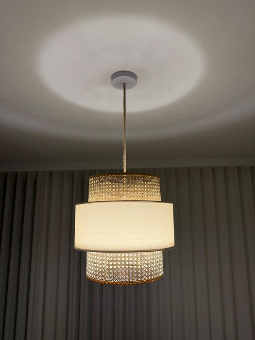 Candeeiro de Tecto em Rattan Satu