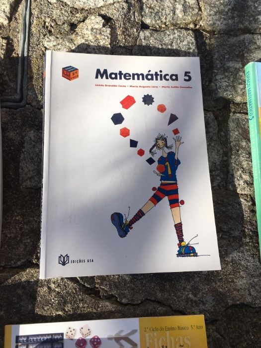 Livros de Matemática do 5º e 6º ano (2º Ciclo) - vários autores/editor