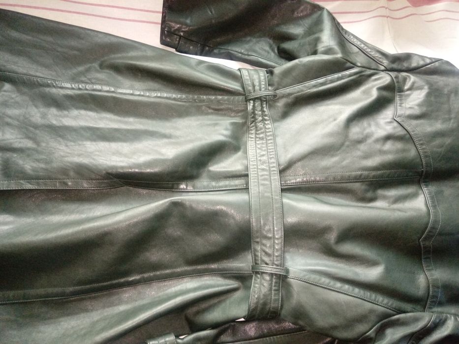 płaszcz skórzany wojskowy SS gestapo wermacht oficerski