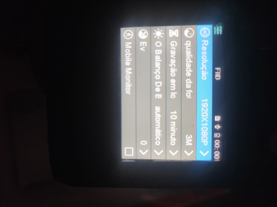 Câmara portátil com grande autonomia de bateria