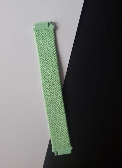 Pasek plecionego materiału 20 mm do zegarka Samsung, Huawei, Amazfit,
