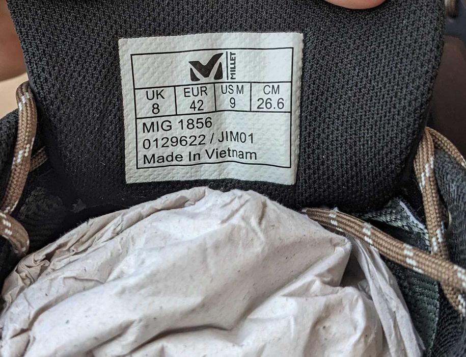 Ténis Millet Hike Up Leather GORE-TEX castanho 42 EU - 8 UK - 8.5 US