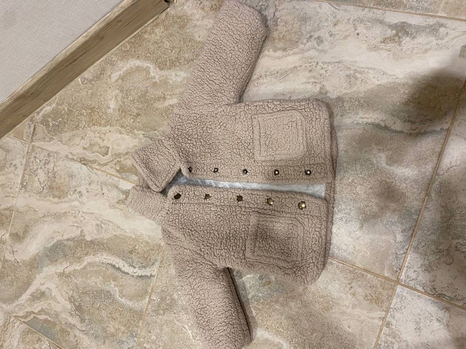 шубка тедді, дощовик для дівчинки 74 розмір